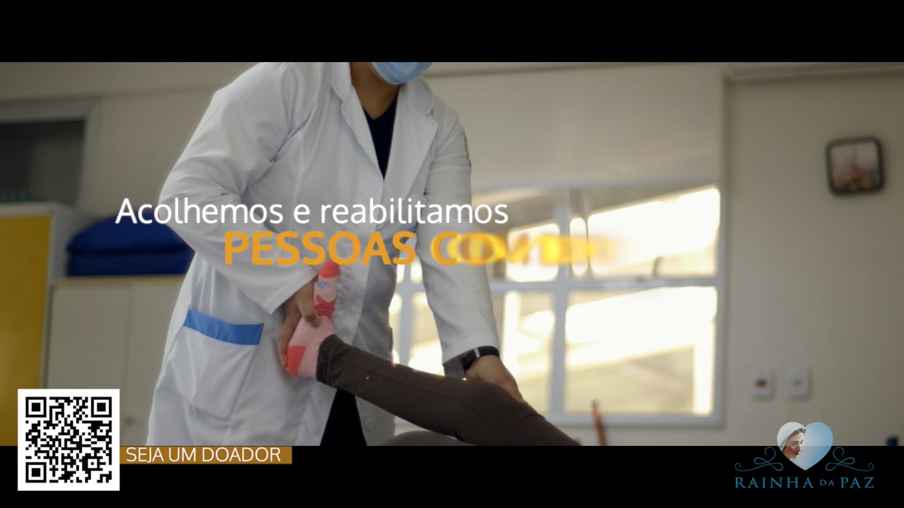 Capa de Institucional ONG Rainha da Paz